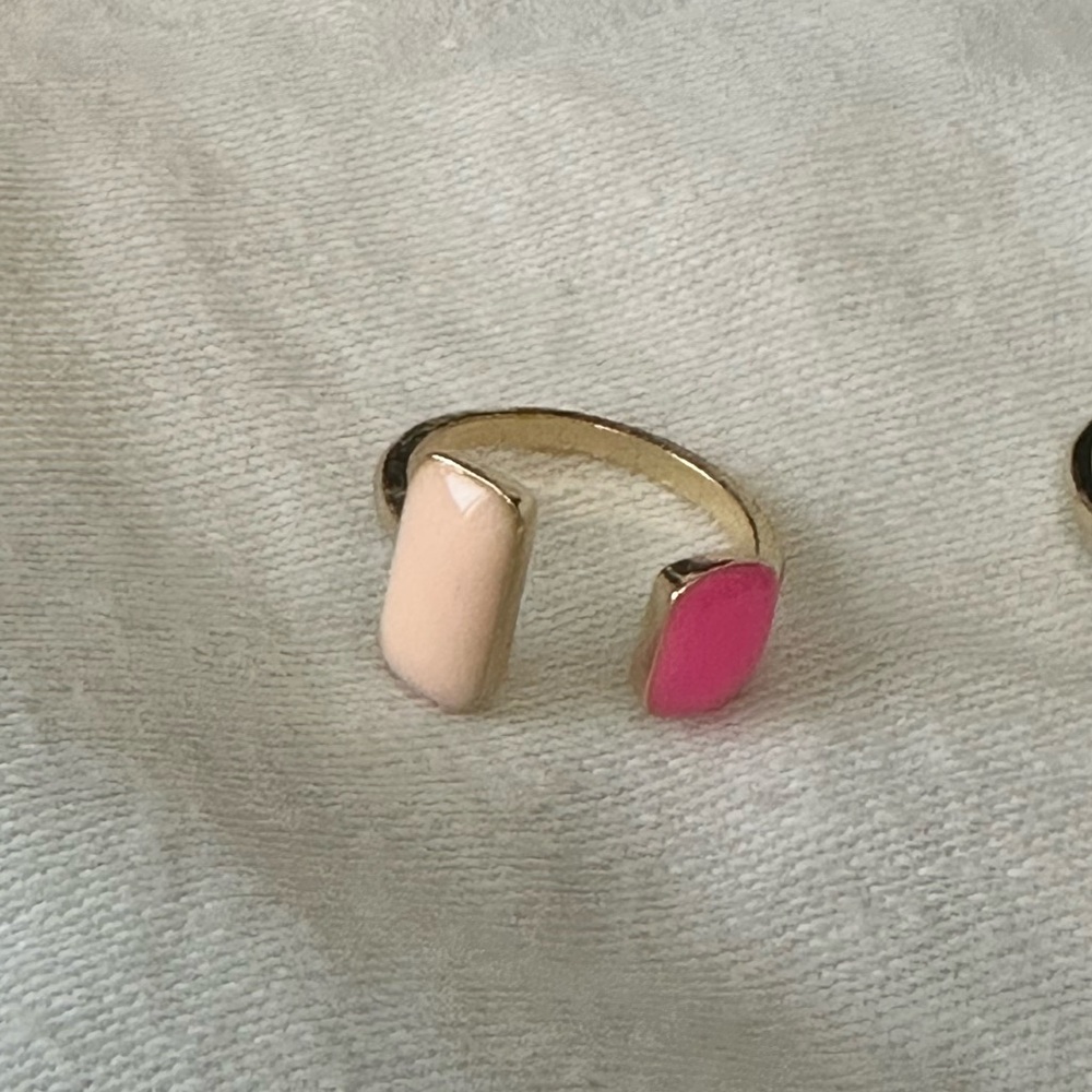 Pink & pink ring boho chic classic style California cool vibes